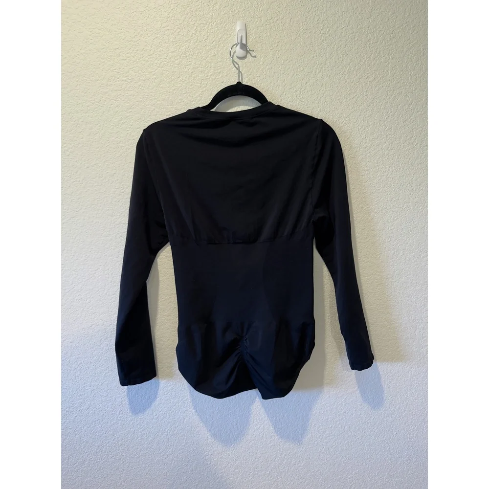 Pinsy Long Sleeve Butter Sculpt Seamless Bodysuit - Black - 1X - Picture 6 of 6